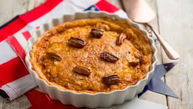 Crostata con noci pecan