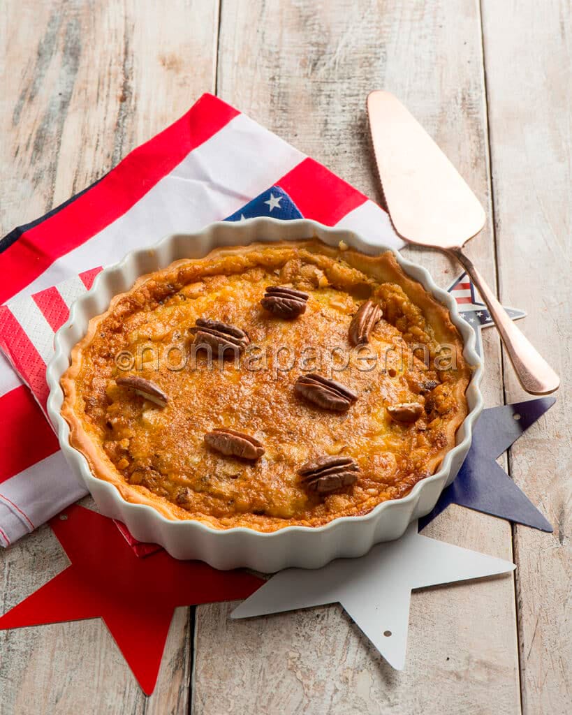Crostata con noci pecan