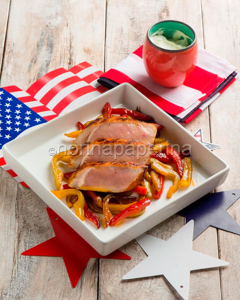 Lonza alla paprika con peperoni