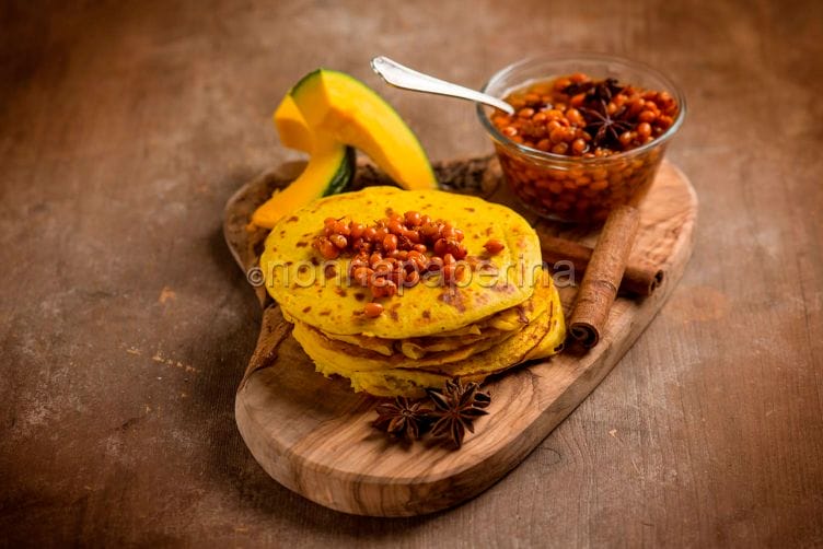 Olady di zucca con olivello spinoso, frittelle gustose Olady di zucca con olivello spinoso