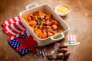 Patate dolci al forno