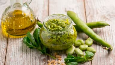 Pesto di fave fresche