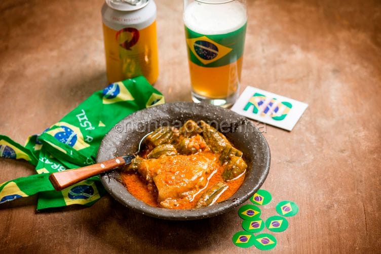 Pollo con okra