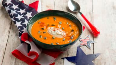 Vellutata di zucca e carota