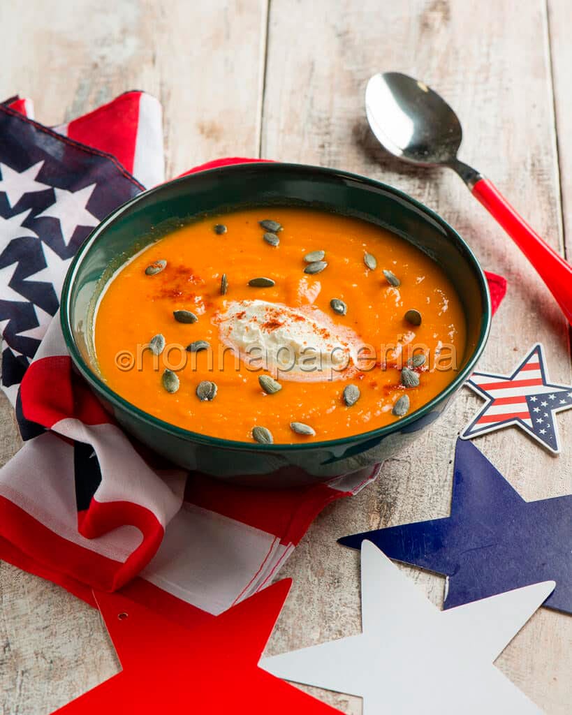 Vellutata di zucca e carota