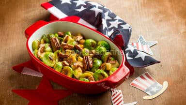 cavoletti al forno con mele e mirtilli