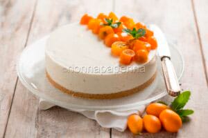 Cheesecake con kumquat