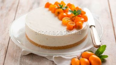 Cheesecake con kumquat