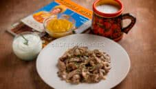 Filetto alla Stroganoff, un secondo di carne corposo