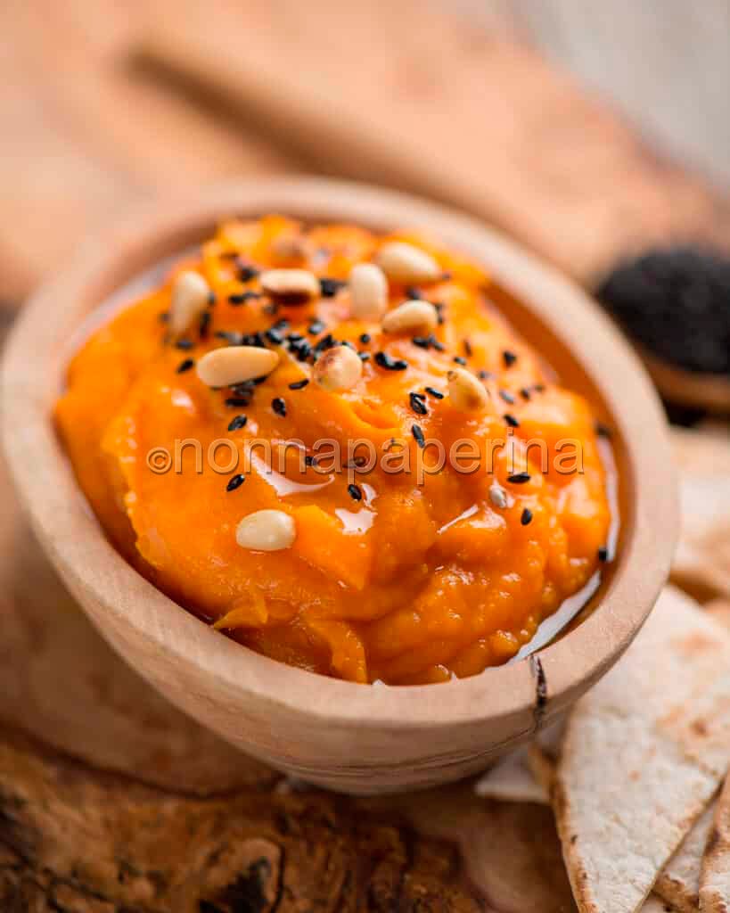 Hummus di patate dolci e sesamo