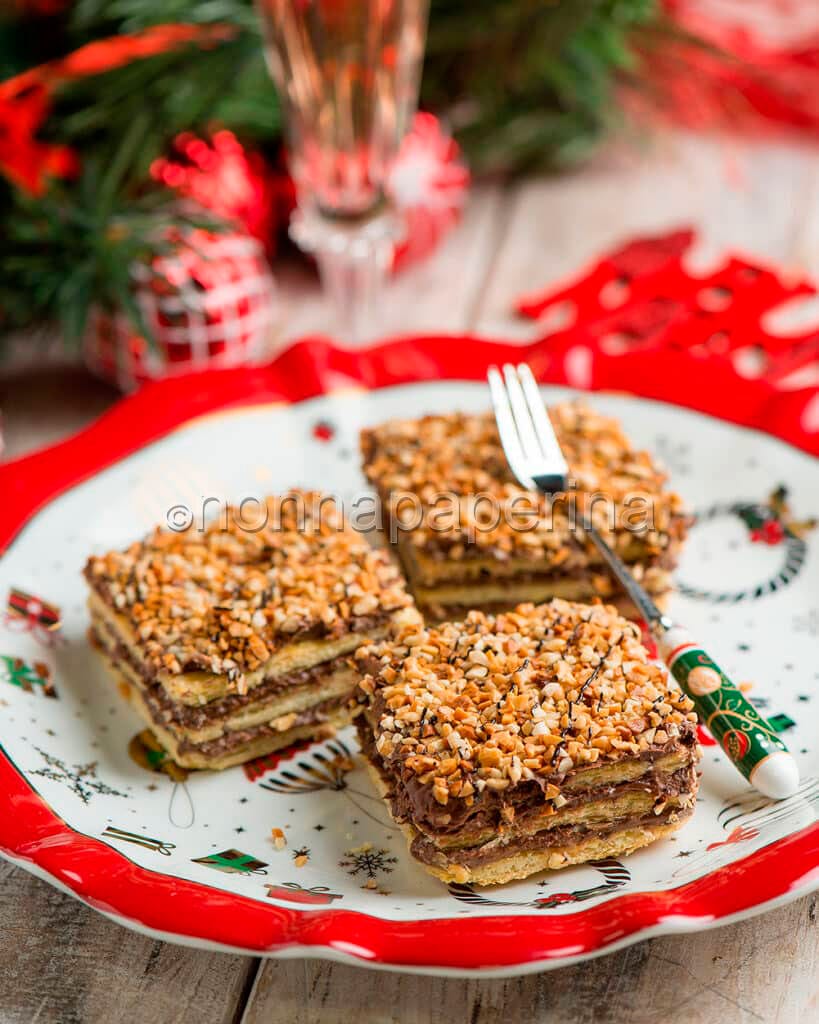 Millefoglie con crema di nocciole