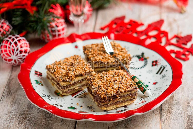 Millefoglie con crema di nocciole
