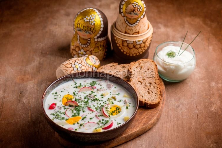 Okrowska, una colorata zuppa di carne e verdure Okrowska