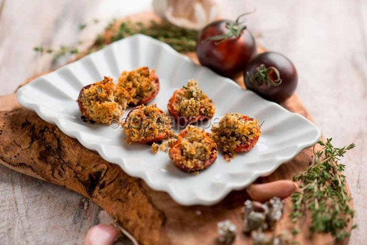 Pomodori Yoom gratinati, contorno buono e leggero Pomodori Yoom gratinati