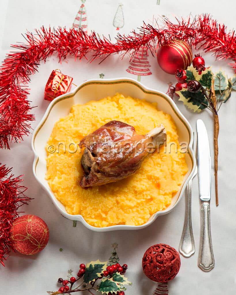 Stinco con polenta