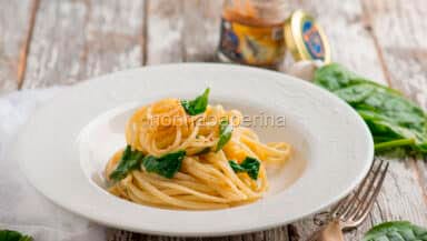 linguine con bottarga di pesce spada