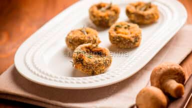 Funghi cremini al forno