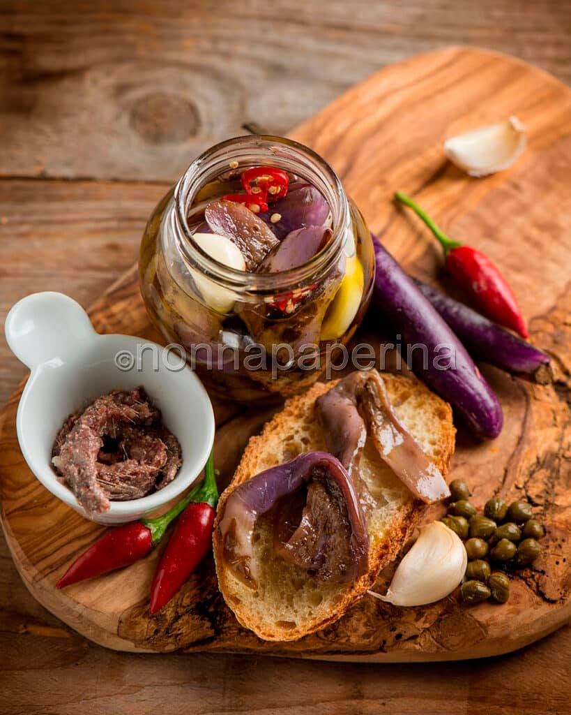 Melanzane perline sott olio