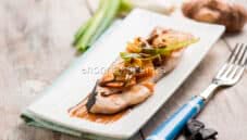 Pesce spada con topinambur, un secondo di alta cucina