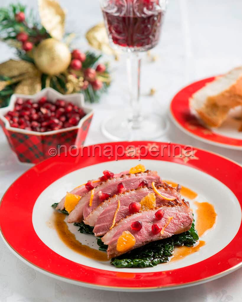 Petto d’oca con aceto balsamico