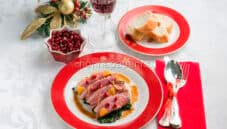 Petto d’oca con aceto balsamico, secondo agrodolce