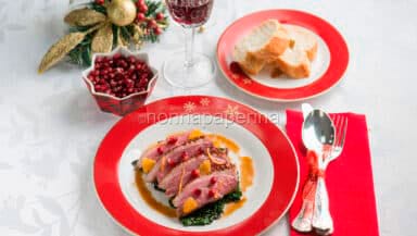 Petto d’oca con aceto balsamico