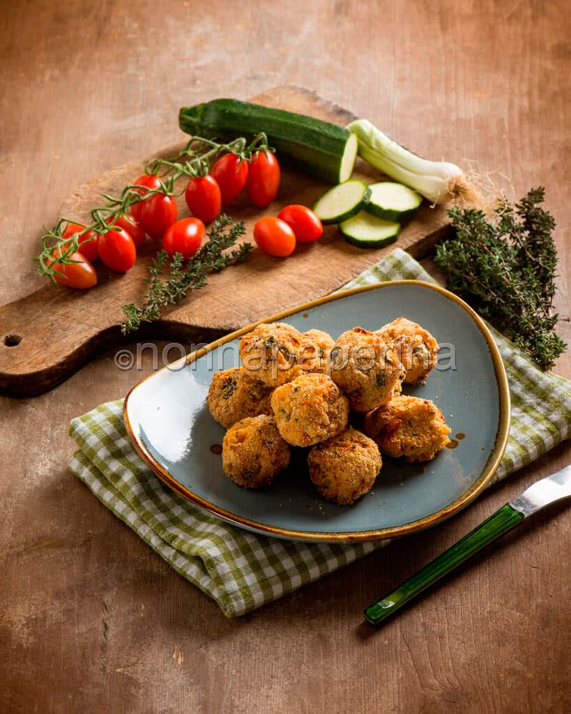 Polpette di riso e verdure