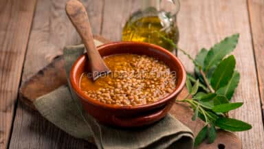 Zuppa di sorgo e lenticchie