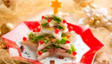 Alberello di Natale al pancarrè, un antipasto per le feste