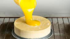 Glassa a specchio senza glutine e lattosio