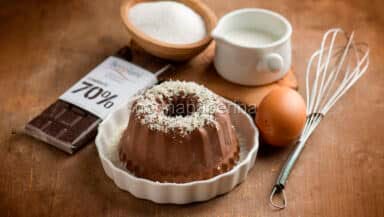 Bavarese al cioccolato fondente