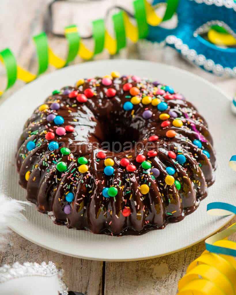 Budino al cioccolato per Carnevale Budino al cioccolato per Carnevale