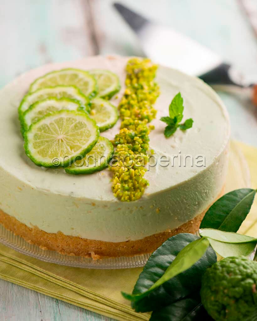 Cheesecake alla papeda Cheesecake alla papeda