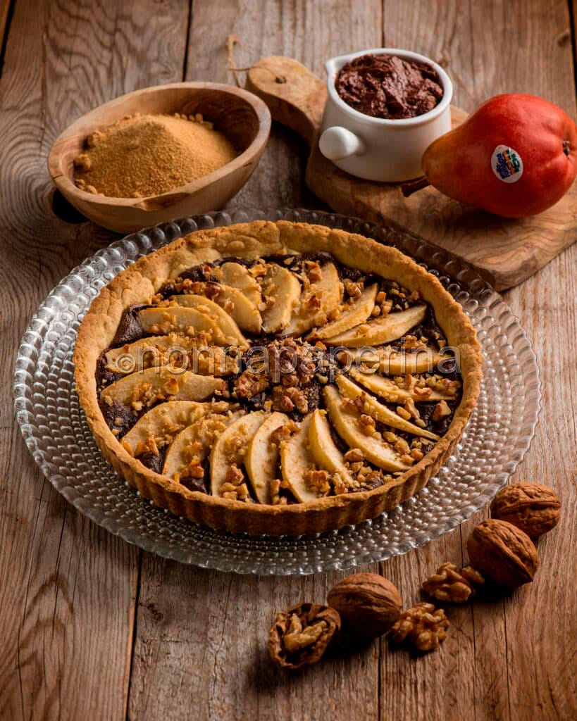 Crostata con pere e cioccolato Crostata con pere e cioccolato