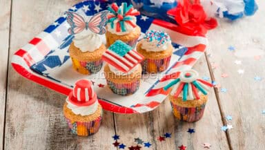 Cupcake indipendenza americana