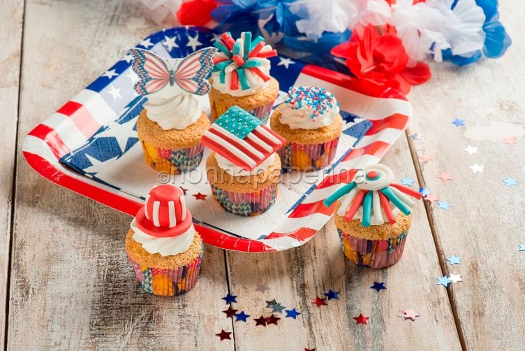 Cupcake indipendenza americana