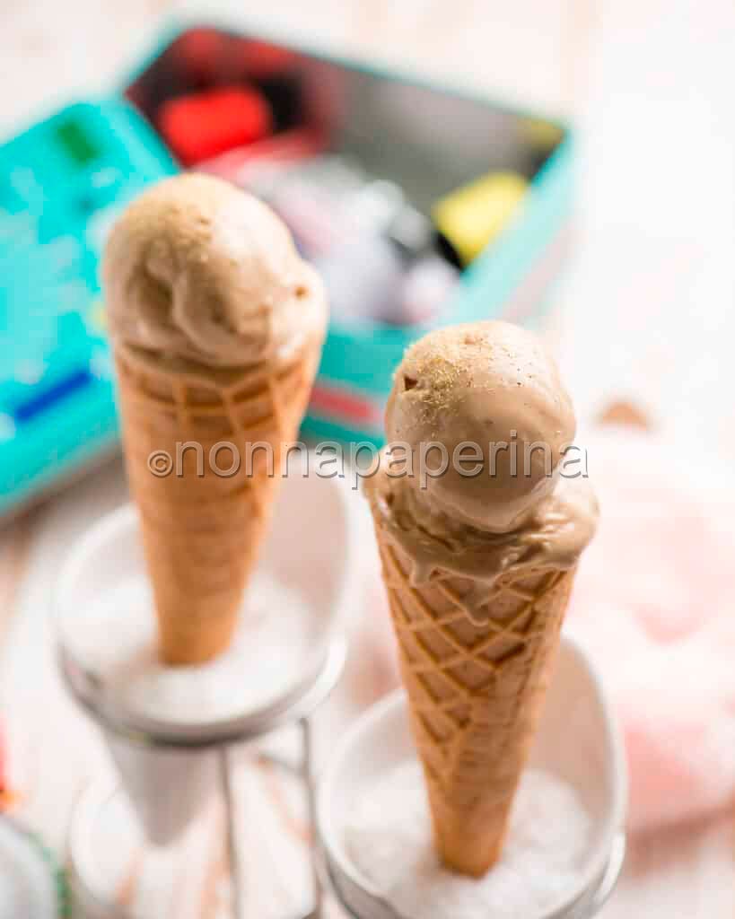 Gelato alla liquirizia con lime