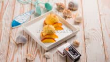 Gelato di pesche e zafferano, un dessert speziato