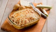 Lasagnette con porri e gorgonzola