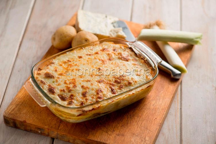 Lasagnette con porri e gorgonzola, un’ottima alternativa Lasagnette con porri e gorgonzola