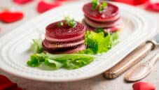 Millefoglie di rape rosse, idea semplice per San Valentino
