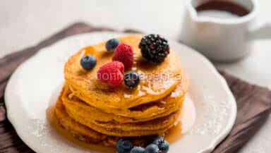Pancakes di patate dolci