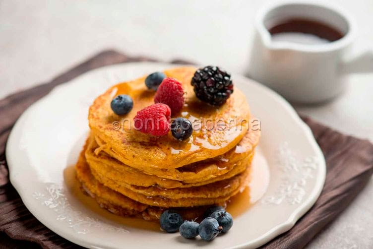 Pancakes di patate dolci