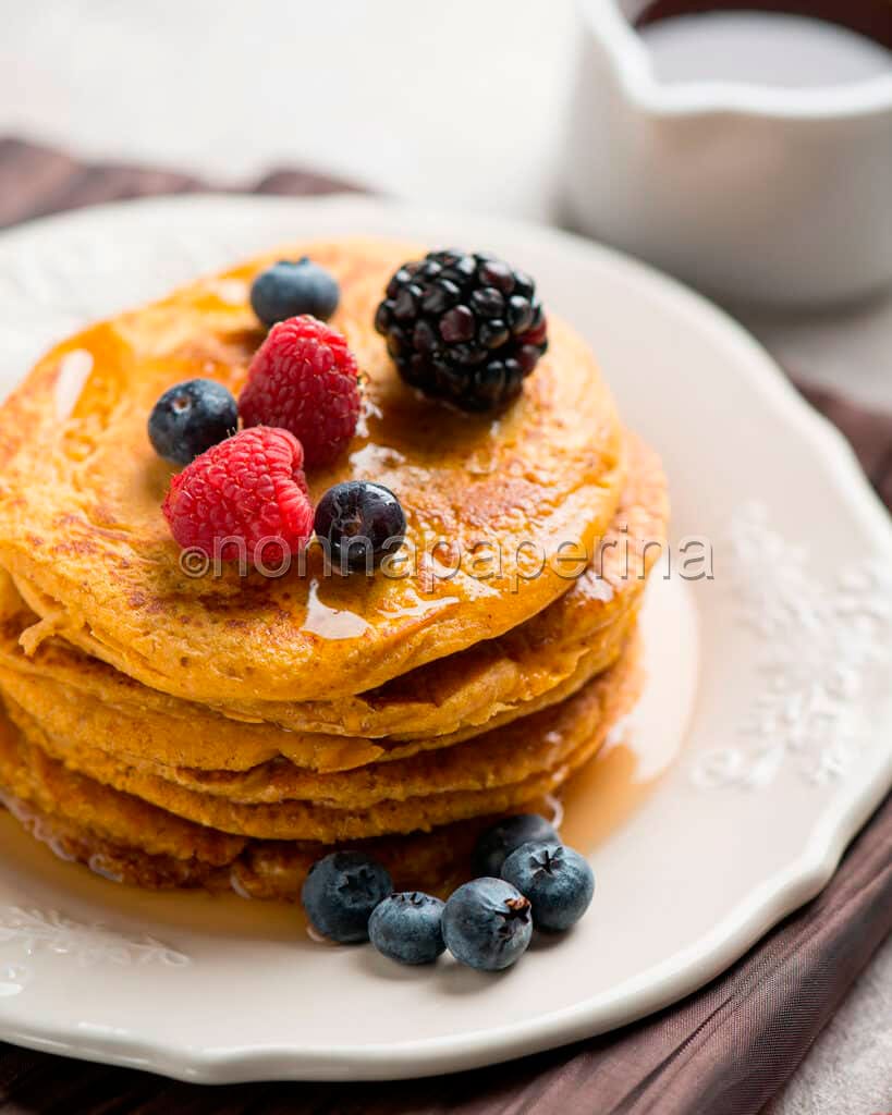 Pancakes di patate dolci