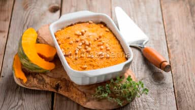 Pasticcio di salmone e zucca