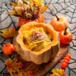 Ravioli di zucca con speck e noci, ottimi per Halloween Ravioli di zucca con speck e noci, ottimi per Halloween