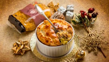 Timballo con broccoli e scamorza