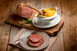 Bogia con purè di zucca e patate, un classico brianzolo Bogia con purè di zucca e patate, un classico brianzolo