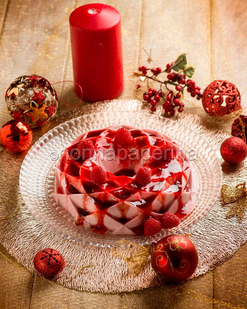 Budino ai lamponi Budino ai lamponi