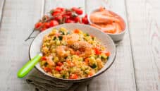 Fregola con gamberi e zucchine, un primo delizioso